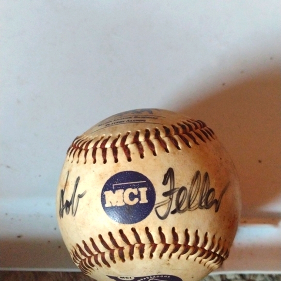 Autographed Baseball (Bob Feller)